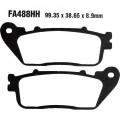 EBC Brakes Double-H Sintered Superbike Brake Pads Rear - FA488HH EBC Brakes Double-H Sintered Superbike Brake Pads Rear - FA488HH